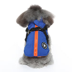 Chest Strap Jacket Cotton-Padded Coat for Dogs – Warm Winter Pet Clothing, Adjustable Harness Style Coat XS-2XL