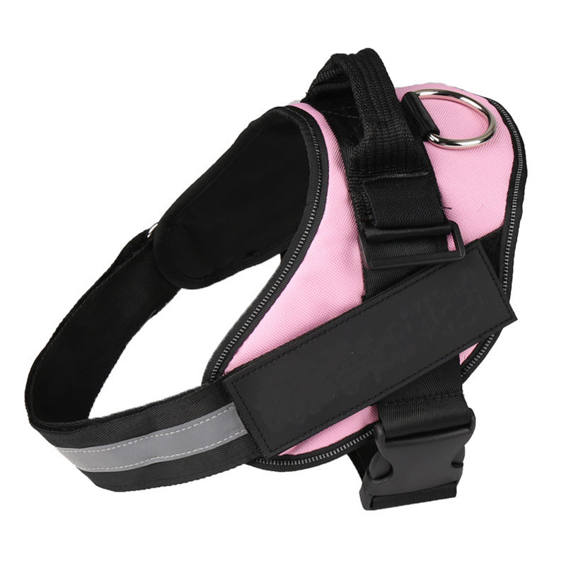 Custom Reflective No-Pull Dog Harness – Adjustable Breathable Pet Vest with Patch for Small to Large Dogs & Cats