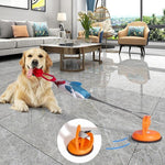 PROKEl Shark Shaped Pet Toy – Interactive Rope Ball with Suction Cup, Chew & Squeaky Training Toy for Dogs & Cats