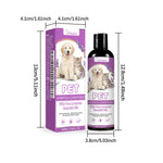 Pet Shampoo with Lavender Oil – Gentle Hair & Skin Care for Dogs & Cats, Flea-Reducing, Cleansing & Deodorizing Wash