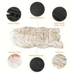 Luxury Faux Fur Memory Foam Dog Bed – 5 Inch Thick Super Soft Pet Bed with Removable Cover for Small to Large Dogs