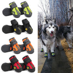 Big Dog Shoes – Non-Slip Waterproof Pet Shoes with Reflective Straps, Adjustable Velcro Closure, Protective Footwear for Large Dogs
