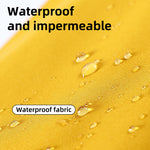 Dog Raincoat Waterproof Jacket with Hood & Reflective Straps – Lightweight Pet Raincoat for Small & Medium Dogs