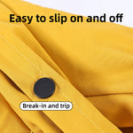 Dog Raincoat Waterproof Jacket with Hood & Reflective Straps – Lightweight Pet Raincoat for Small & Medium Dogs