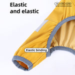 Dog Raincoat Waterproof Jacket with Hood & Reflective Straps – Lightweight Pet Raincoat for Small & Medium Dogs