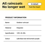 Dog Raincoat Waterproof Jacket with Hood & Reflective Straps – Lightweight Pet Raincoat for Small & Medium Dogs